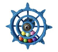 Avian Activity Motion Toy System - Dynamic Turning Companion Entertainment Wheel, Stimulating Pecking Tool | Mental Stimulation Cage Accessory For Small Medium Parrot Species Indoor