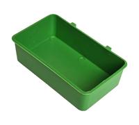 Avian Cage Bath - Parrot Shower Box, Indoor Pet Tub, Thick Feathered Bathing Container Design, Clip Mounted Psittacine Shower Tub System Accessory for Small Medium Parakeet Cage Cleaning