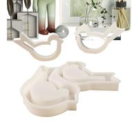 Avian Clay - Empty Winged Form Cement, Adornment Rubber Polymer Template, House Chamber Festival Nuptial, Feast Supper Desktop Focus, Polyester Molding Hobby Gear | Special Craft Tool for Soap