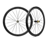 Avian CR5 40 Carbon Road Wheelset - 700c - Black / Shimano / 12mm Front - 142x12mm Rear / Centerlock / Pair / 11-12 Speed / Tubeless / 700c