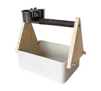 Avian Pedestal for Desk - Inseparable Housebreaking Kit, Psittacine Commode via, Pail for Arinae Parakeet, Sanctuaries Handlers Keepers | Animal for Bookshelf Living Room Use