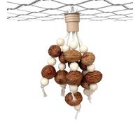 Avian Training Cage Component, Bird Chew Toys, Parakeet Playing Architecture, High Visibility Interaction, Reinforced Resistant Natural Fiber, Efficient Resource Management for Aviary Usage