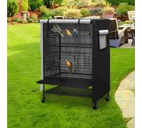 Aviary Cover for Bird Cages Delivers Quiet Rest Conditions Through Effective Light Barrier Technology and Low Maintenance (31 * 22 * 41inch)