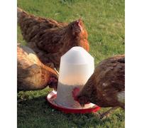 Aviary Feeder Red/transparent 1 Litre 16.5x15cm