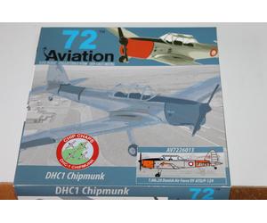 AVIATION 72 1:72 DHC-1 CHIPMUNK - DANISH AIR FORCE CHIP CHAPS OY-ATO AV7226013