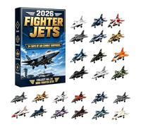 Aviation - Acrylic 26x18x3cm Aircraft Decor | 24 Day Countd | Aircraft Countdown Calendar - Acrylic 10.2 x 7.1 x 1.2 in Aviation Ornament | 24 Grid Advent | Helicopter Fighter Display