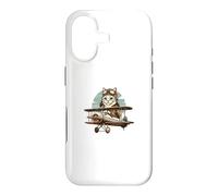 Aviation Airplane Cat Sweet Cat Stuff Casual Kitty Graphic Case for iPhone 17