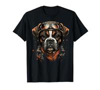 Aviation Boxer Dog Airplane Pilot on Boxer Dog Pilot T-Shirt