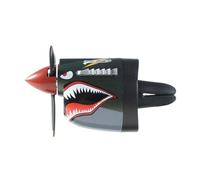 Aviation Car Air Freshener - ABS Fighter Plane Vent Clip, Shark Nose Aromatherapy Diffuser | Auto Car Scent for Summer Winter Valentine Christmas Bedroom Office Bathroom Living Room Spa Yoga