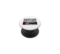 Aviation Cheat Codes Funny Pilot Squawk Emergency PopSockets Adhesive PopGrip
