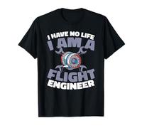 Aviation Cockpit Avionics - Flight Engineer T-Shirt