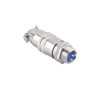 Aviation Connector 12mm XS12 Quick Push-Pull Circular Square Socket 2pin3pin4pin5pin6pin7pin 3A 400v Male And Female 1Pcs(Circular 7P)