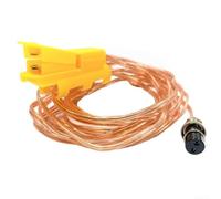 Aviation connector welding control line switch for argon welding systems with copper contacts and selectable lengths ranging from 2 to 20 meters (15m)