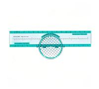 Aviation Flight Ruler with Rotating Vector Mechanism 33cm | Lightweight Aviation Plotter for Flight Calculations, Pivoting Vector Dials for Mapping, Aviation Training Use