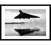 Aviation Framed Avro Vulcan Bomber Taking Off 1956 Photo Memorabilia