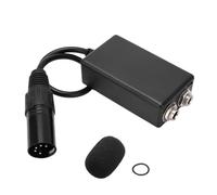 Aviation Headset Adapter GA Dual Plugs to XLR 5 Pin Male, General Aviation Headphone Extension Cable for Pilots, Converts 0.206" Mic and 0.250" Earphone to XLR