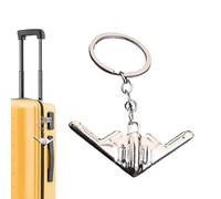 Aviation Keychain,Simulation 3D Fighter Aircraft Keychain | 3D Model Keyfob Keyring for Pilot Flying Aviation Enthusiast Birthday Christmas Graduation Backpack Accessory