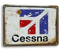 Aviation Logo Plane Jet Airplane Vintage Retro Decor 8X12 Tin Metal Sign Gift Plaque