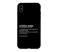 Aviation Major Dictionary Definition Aerospace Student Case for iPhone XS Max