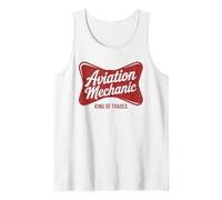 Aviation Mechanic King of Trades, Aircraft Plane Maintenance Tank Top
