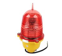 Aviation Obstruction Light, Super Bright Impact Resistant Warning Beacon Light, IP68 Beacon Light for Marine Waterways, Bridges, Towers, Airport Runways (AC220V Constant