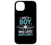 Aviation Passion Just A Boy Who Loves Airplanes Young Pilots Case for iPhone 14 Plus