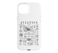 Aviation Pilot Airplane Wright Brothers Aircraft Patent Case for iPhone 15 Plus