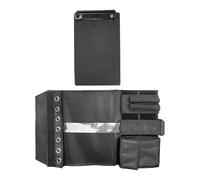 Aviation Pilot Board | Portable Desk With 7 Compartments Adjustable Leg Strap For Knee Notepad Write Hard Holder And Clip Manual Cards