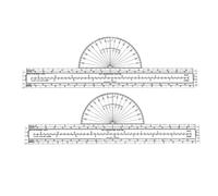 Aviation Plotter,Fixed Grid Flight Ruler,for Flight Planning and Pilot Training