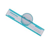 Aviation Plotter, Flight Computer with Slide Rule and Rotating Azimuth Scale for Pilot Students, Precise Navigation Tool for Fuel and Wind Calculations, Plastic Ruler 315mm