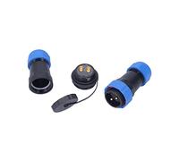 Aviation Plug Connector SP28 Docking Type 45A High Current IP68 Aviation Plug Socket for Communication Equipment Instruments Computers Program Controlled Machines PA66 PPS (2 Core)