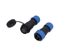 Aviation Plug Socket SP20 2/3/4/5/6/7 Pin 380V IP68 Waterproof Connector Male Female Butt Terminal(2pin)