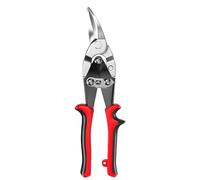 Aviation Snip, 10 Inch Left Cut Metal Cutting Shears with 1.8 in / 4.5 cm Cutter, Tin Snips for Clean Curve and Straight Cuts, 9.6 in Hand Tool for Precise Sheet Metal Work