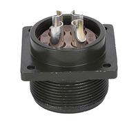 Aviation Socket 4 Pin Alloy Plug, Industrial Grade Equipment Connector, High Temperature Motor Plug with Smooth Surface for 2.2KW-5.5KW Motors