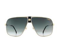 Aviator Black Gold Green Gradient Sunglasses Carrera Gold One Size