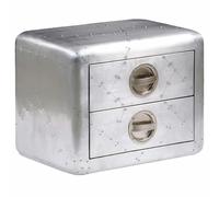 Aviator End Table with 2 Drawers Vintage Aircraft Airman Style vidaXL