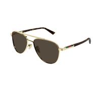 Aviator Frame Sunglasses - male - Gucci - Sunglasses - Yellow - 56 MM - Accessories 56 MM
