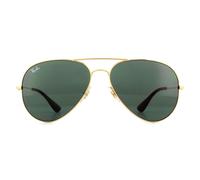 Ray-Ban Sunglasses 3558 001/71 Gold Green G-15
