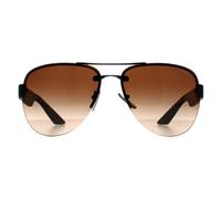 Aviator Gunmetal Brown Gradient PS55YS Prada Sport Grey One Size
