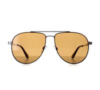 Ted Baker Sunglasses TB1691 Maeve 901 Gunmetal with Black Painted Rim Brown
