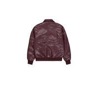 Alpha Industries PU College Bomber Jacket Bomber Jackets for Men Size XL - dark cherry