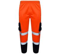 Aviator London Mens Certified EN ISO 20471:2013 Hi Vis Viz Jacket High Visibility Coat Two Tone Hooded Sweatshirt Zip Up Hoody Safety Work Wear TOP