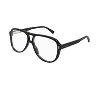Aviator Optical Frame- male- Gucci- Glasses- Black- 57 MM- Accessories 57 MM