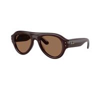 Aviator Puffer Sunglasses - male - Ray-Ban - Sunglasses - Brown - 50 MM - Accessories 50 MM