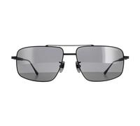 Aviator Semi Matte Black Smoke Polarised SCHF21M Chopard Black One Size