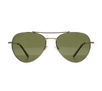Aviator Shiny Light Gold Mineral 555nm Polarized Photochromic Pete Serengeti Gold One Size