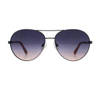 Aviator Shiny Light Nickeltin Blue Gradient GU5213 Guess Silver One Size