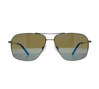 Aviator Shiny Silver Mineral Polarized 555nm Blue Photochromic Dorwinn Serengeti Silver One Size