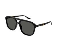 Aviator Sunglasses - male - Gucci - Sunglasses - Black - 57 MM - Accessories 57 MM