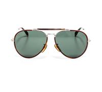 Aviator Sunglasses with Acetate and Metal Frame - male - Eyewear by David Beckham - Sunglasses - Brown - ONE SIZE - Accessories ONE SIZE